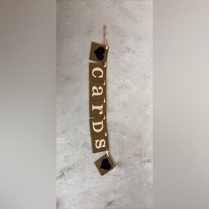 Rustic Cards Banner with Hearts